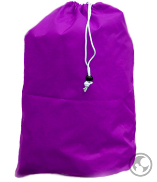 Small Nylon Laundry Bag, Purple