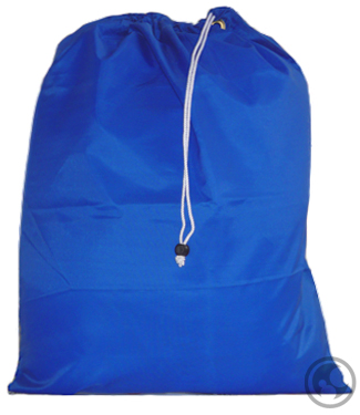 Small Nylon Laundry Bag, Royal Blue