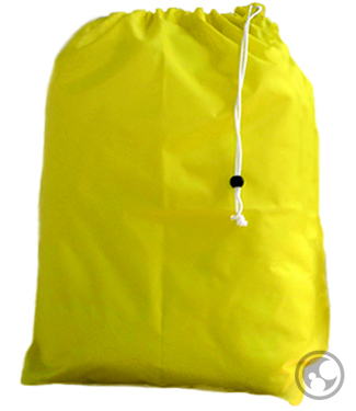Small Nylon Laundry Bag, Yellow
