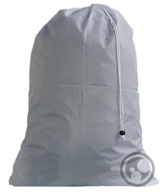 Extra Large Nylon Laundry Bag, Silver